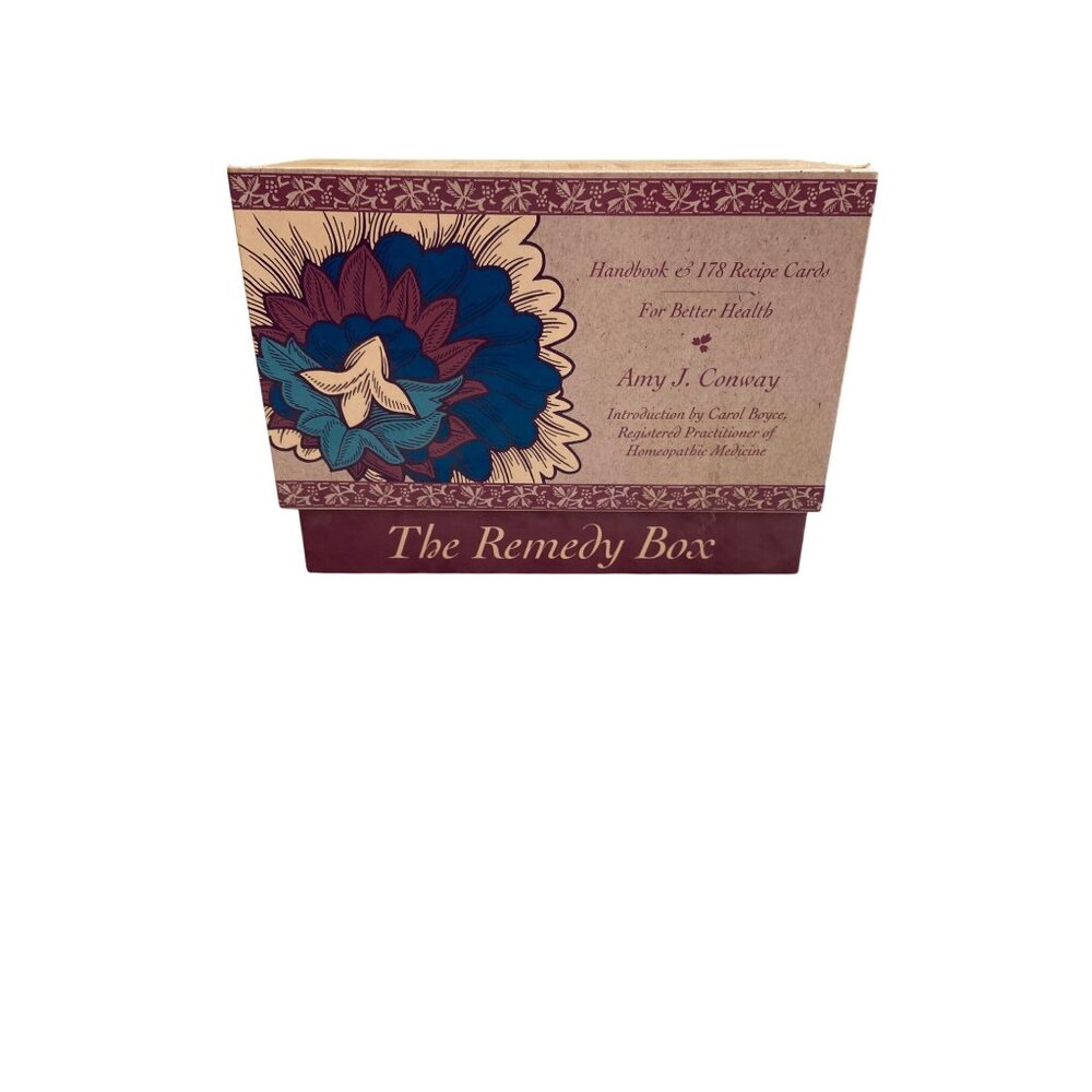 Vintage The Remedy Box Handbook 178 Recipe Cards Better Health Amy J Conway 1994